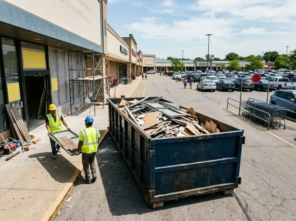 retail-store-renovation-debris-003 — frequently asked questions, Roll-off Dumpster Rentals in Raytown, MO